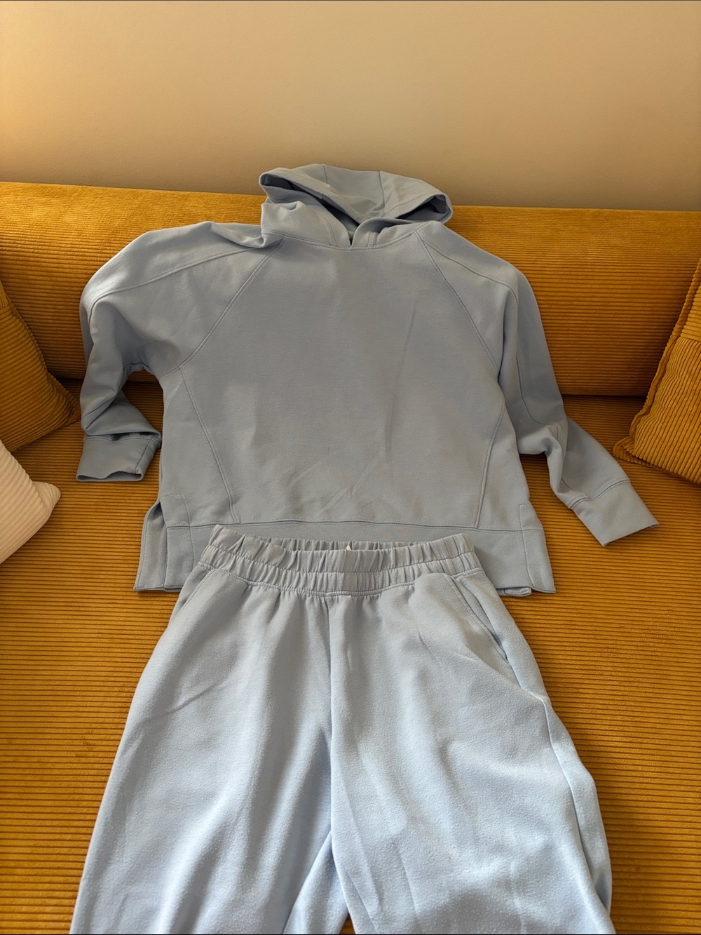 Yogalicious Light Blue Kids Sweatpants & Hoodie Set